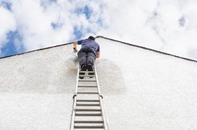 Peinture extérieure à Gourgé — façades et ravalement